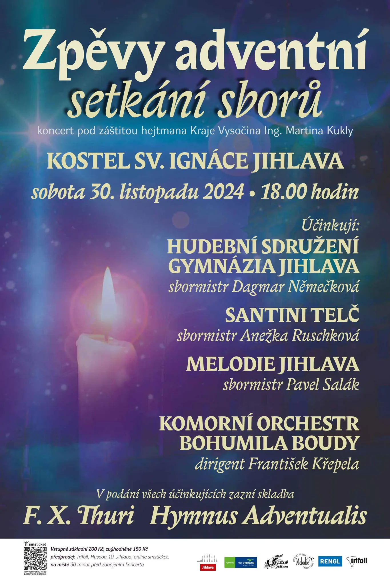 Zpěvy adventní 2024 plakát